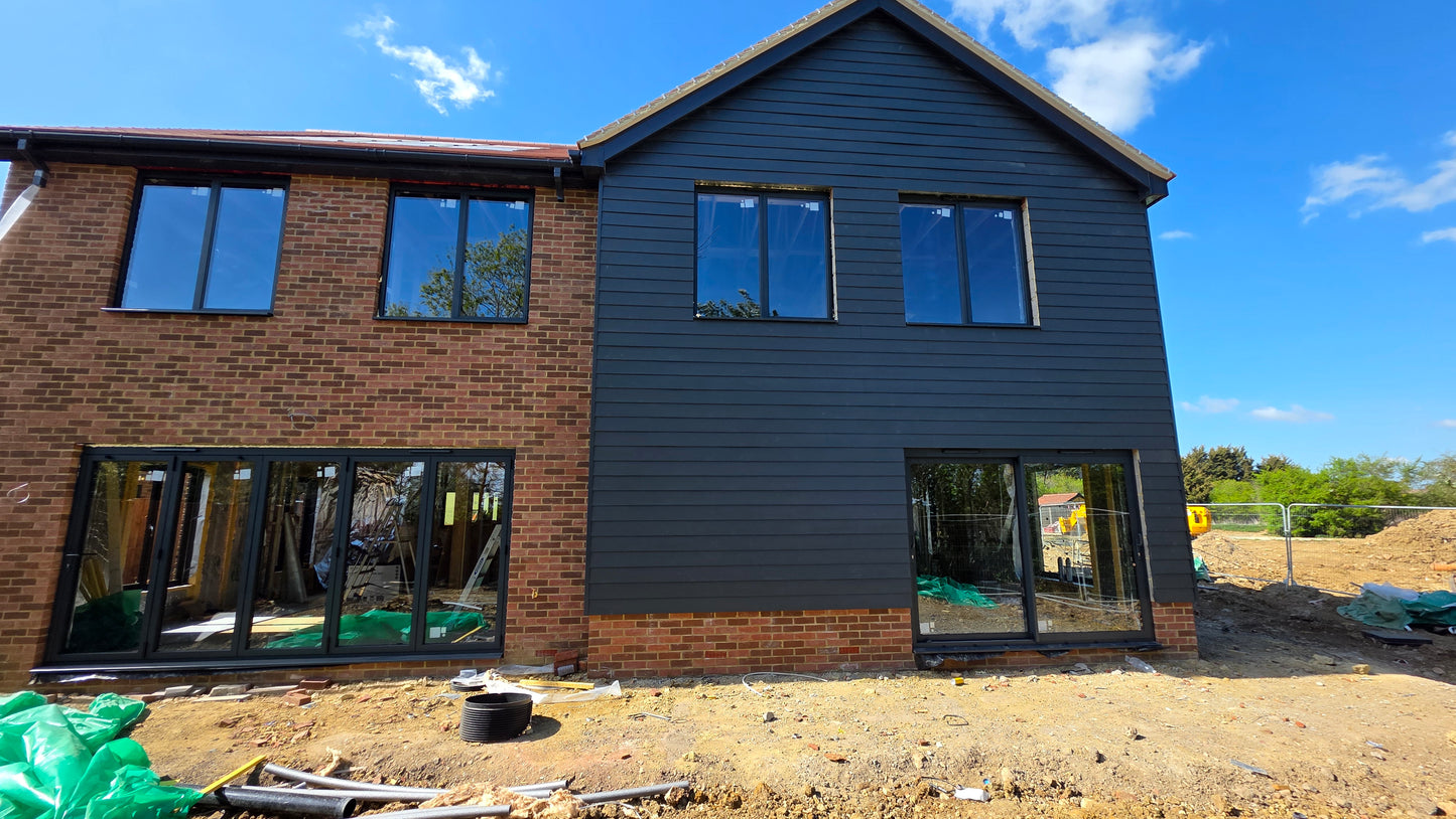 Aluminium Windows Installation Hertfordshire | Modern Black Frames | Supply & Fit