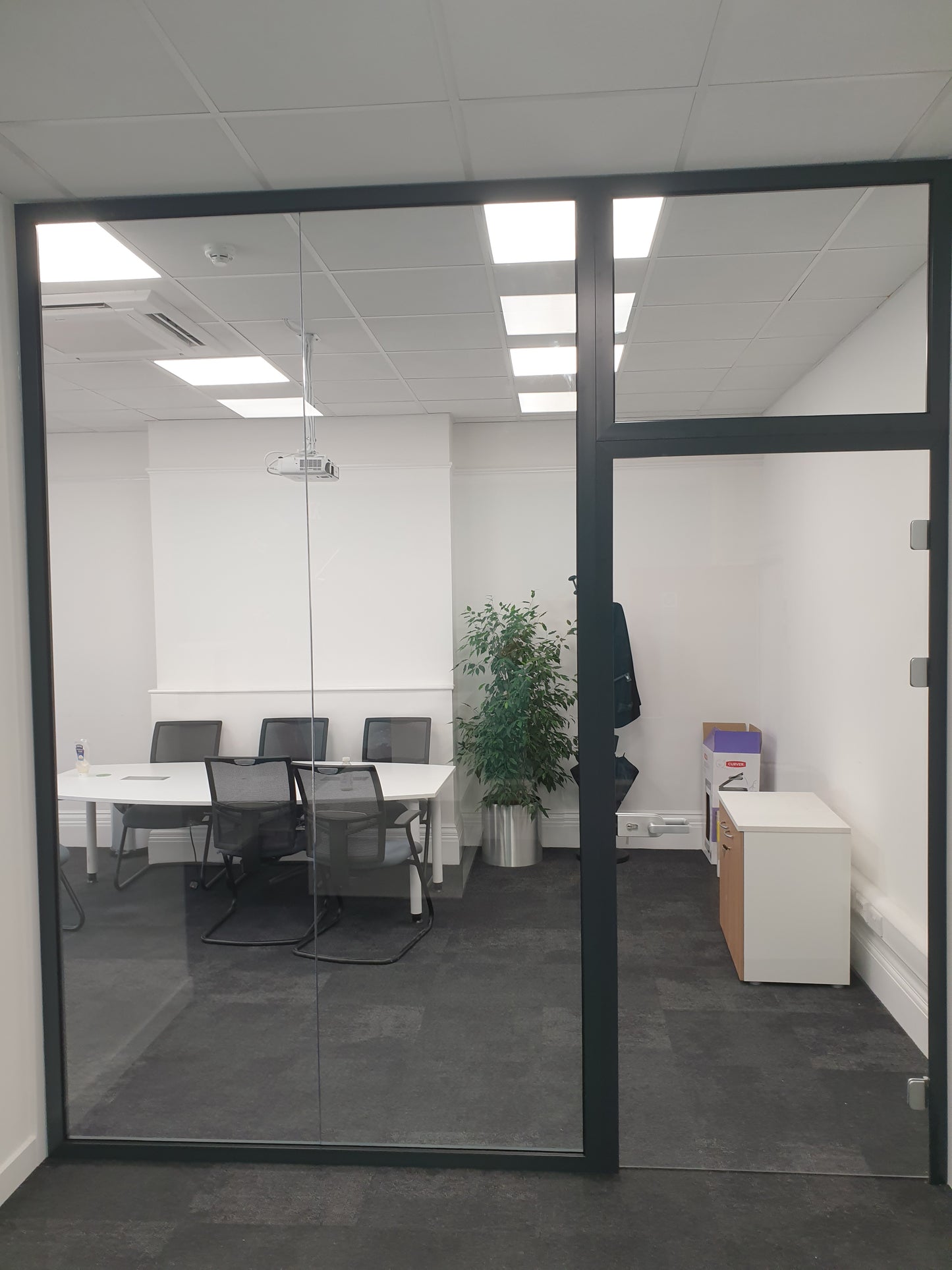 Aluminium Internal Glass Partitioning Supply & Fit | From £1,270 | Hertfordshire