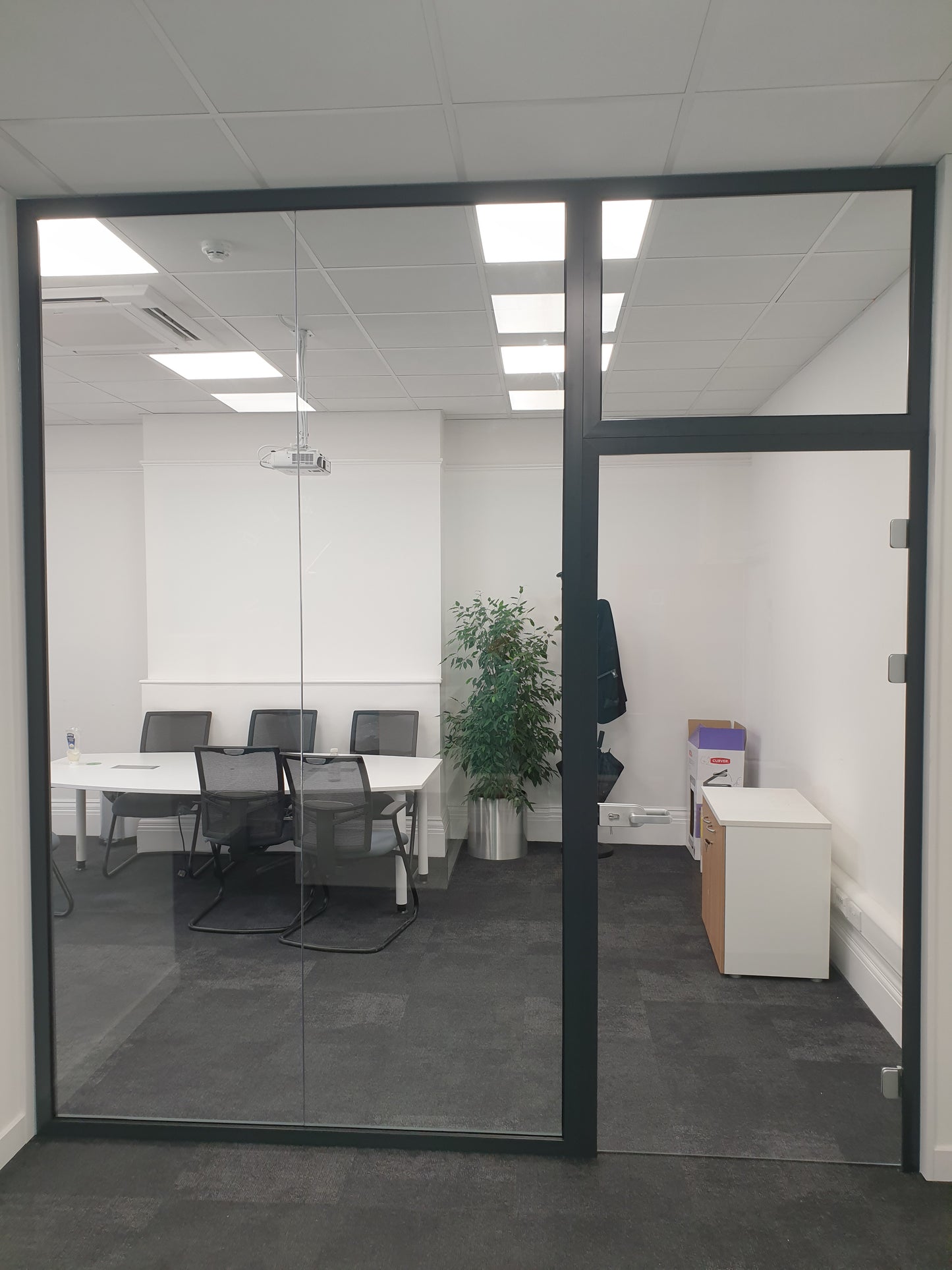 Aluminium Internal Glass Partitioning Supply & Fit | From £1,270 | Hertfordshire
