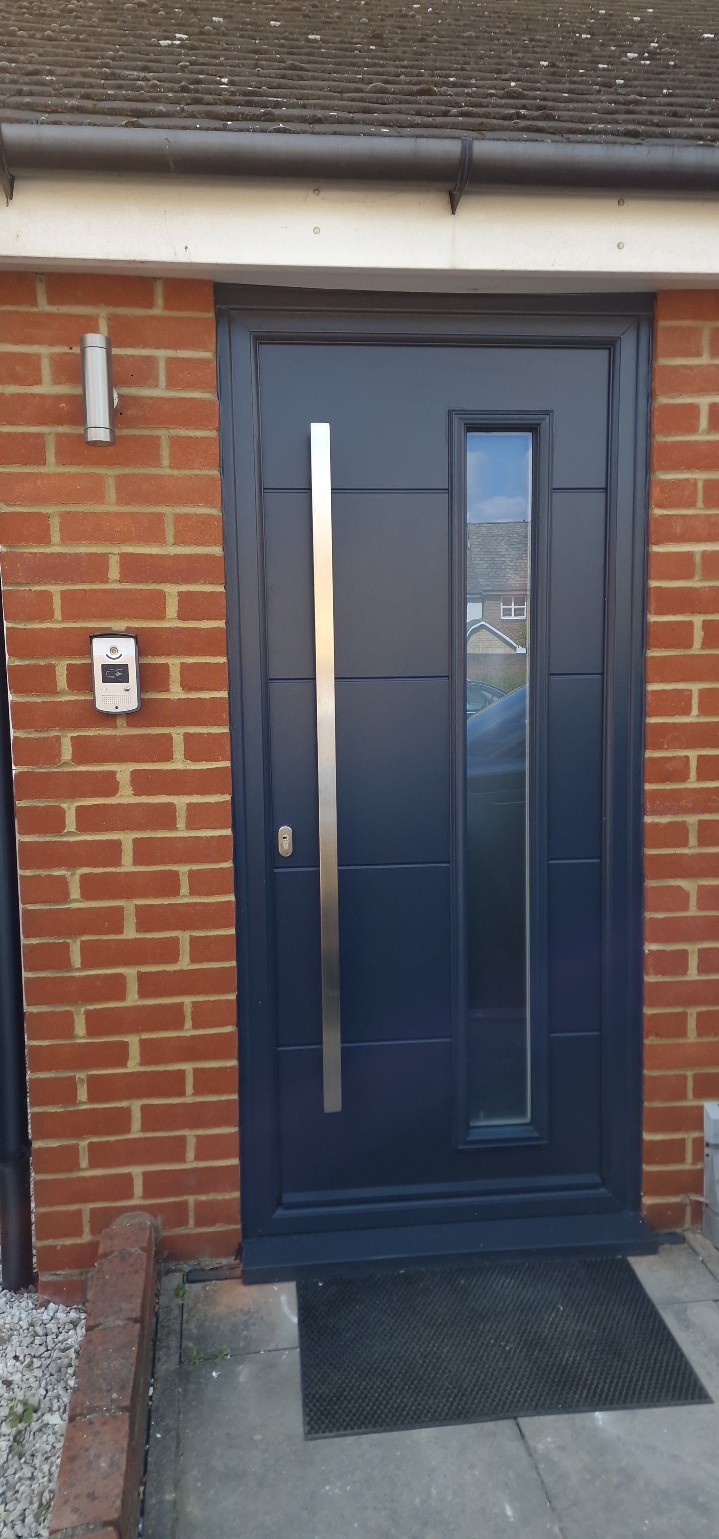Modern Grey Composite Front Door Supply & Fit | From £1,700 | Hertfordshire
