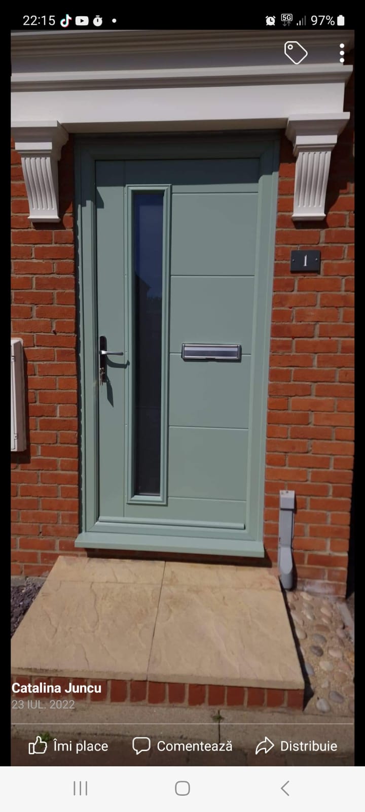 Chartwell Green Composite Front Door Supply & Fit | From £1,600 | Hertfordshire